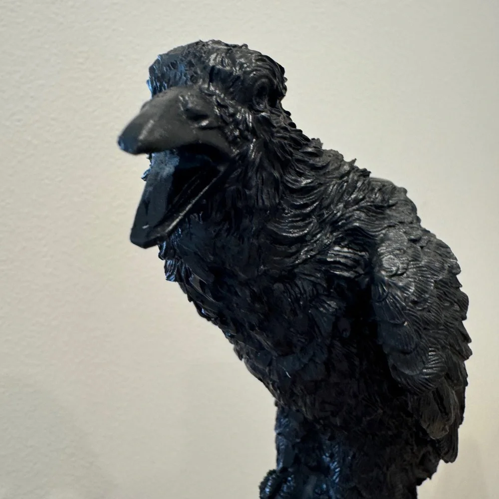 Crow taper Candle Holders pair - Picture 14 of 16